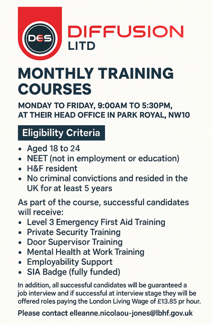 Monthly SIA Training Courses Image